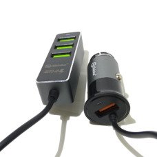 Carregador Veicular 2.4A 4 Usb SH-C60 Shinka