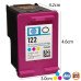 Cartucho HP 122 Colorido Original 2 ml (CH562HB) para HP DeskJet 2050 3050