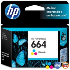 Cartucho HP 664 Colorido Original 2 ml (F6V28AB)