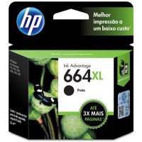 Cartucho HP 664XL Preto Original 8,5 ml