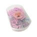 Kit Escritório Pequeno Rosa Clips Prendedor e Alfinete VMP