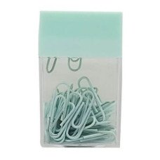 Porta Clips Magnético com 60 Clips 28mm Verde VMP