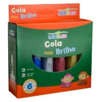 Cola com Glitter 6 Cores 20g Leo & Leo