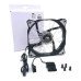 Cooler para Gabinete 120x120x25 Led Branco DX-12B Dex