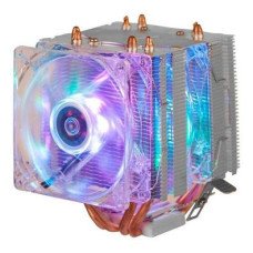 Cooler para Processador Intel Amd Duplo Fans Led RGB DX-9206W Dex