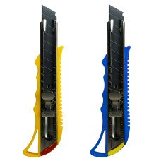 Estilete Profissional com Trava Metal Largo 18mm 91412 Leoarte