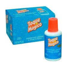 Corretivo Líquido 18ml a Base de Água Toque Mágico