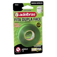 Fita Adesiva Dupla Face Massa Acrílica 12mmx2m