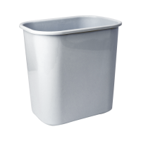 Lixeira 12,5 Litros Cinza 300x295x208mm 2403.G Dello