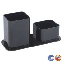 Porta canetas e clips preto Dello
