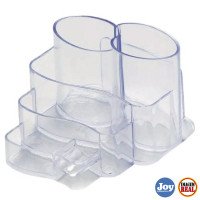 Porta Canetas Plástico 7 Divisões Cristal  3005.H Dello