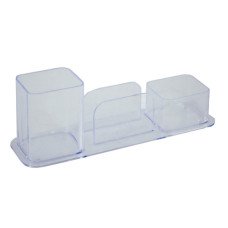 Porta Lápis Canetas e Lembretes Cristal Dello
