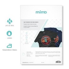 Transfer Imprimível Tecidos Escuros A4 5 Folhas Mimo