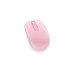 Mouse USB Wireless 1000Dpi Rosa Claro 1850 Microsoft