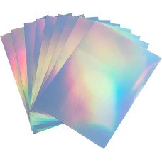 Papel Vinil Adesivo Holográfico Jato de Tinta A4 10 Folhas Ultra Megaton