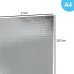 Papel Laminado Prata Telado A4 250g 5 Folhas