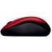 Mouse USB Wireless 1000Dpi Vermelho M185 Logitech