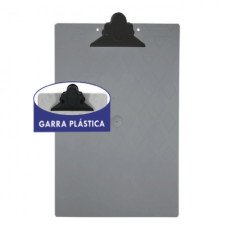 Prancheta Plástica Ofício 340x225mm Fumê Carbrink 