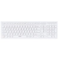 Teclado USB Multimídia Flat Branco TC300 Oex